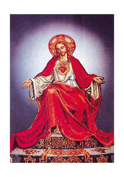 예수 성심3 (7.6x10.8cm) 뒷면 기도문