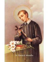 성 제라르도 마젤라-안전한 출산을 위한 기도문 7x11cm 뒷면 기도문